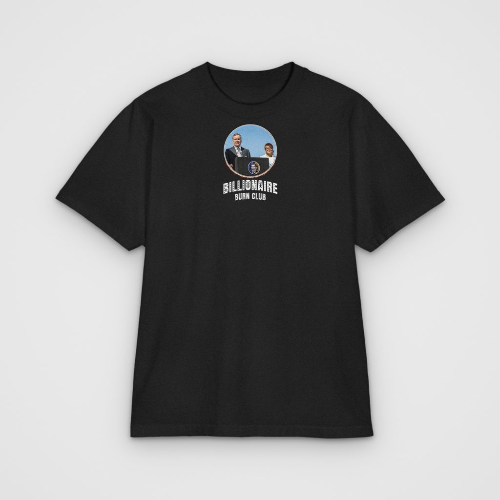 Billionaire Burn Club T, black