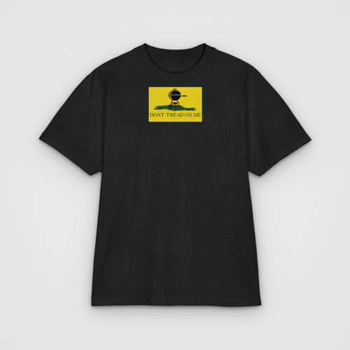 Don’t Tread T, black tee, front