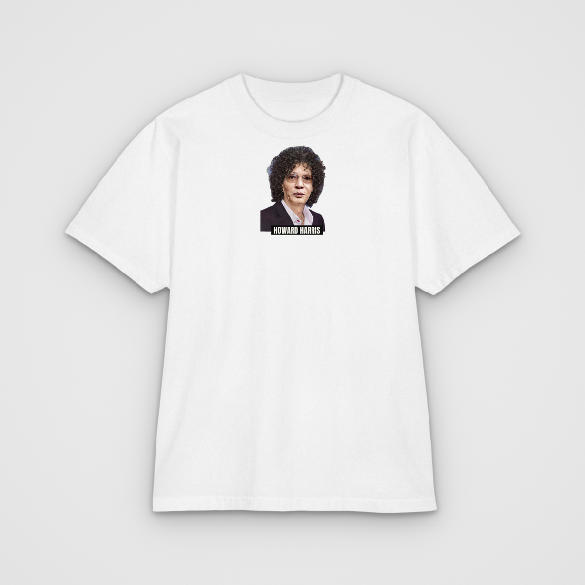Howard Harris, white tee, front