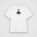 I Can't Read, white tee, front