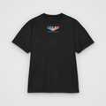 Nithya Raman SELAH Out, black tee, front