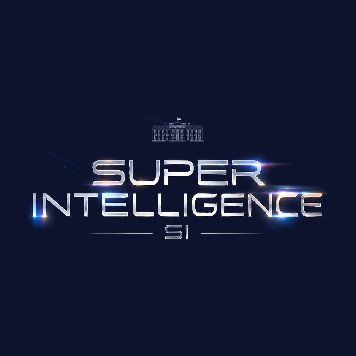 Super Intelligence SI T – Chrome White House, Black