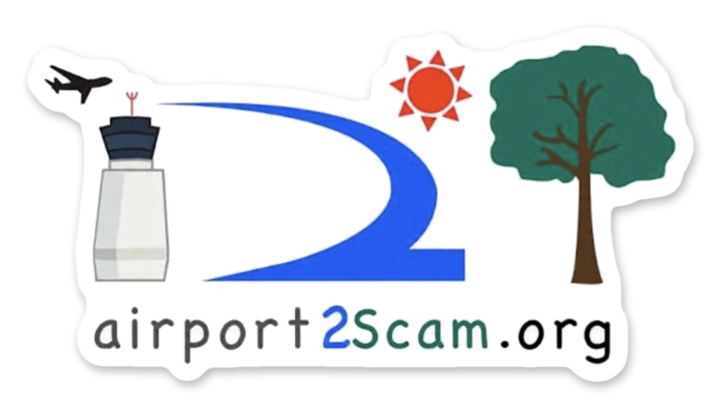 Airport2Scam sticker