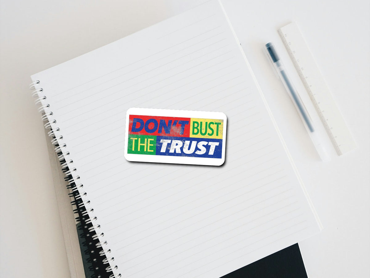 Troll Pack 2 — notebook die-cut sticker mockup